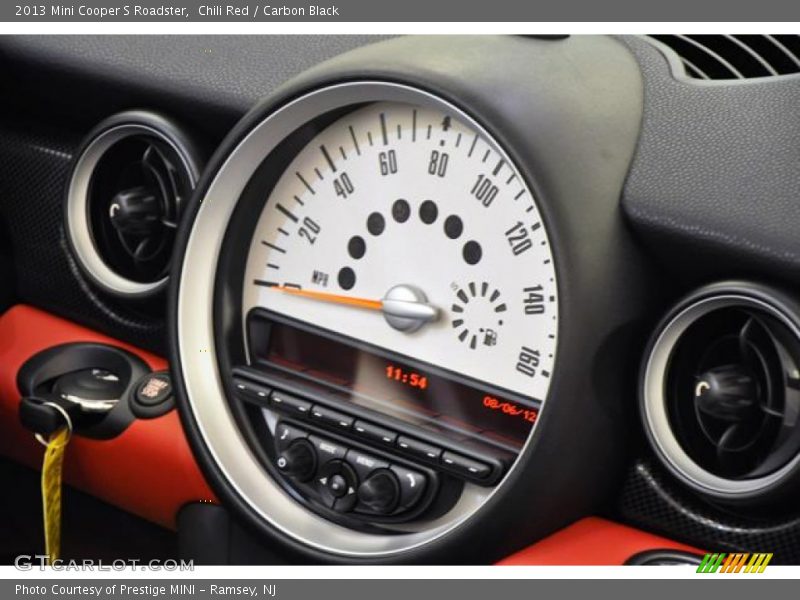 Chili Red / Carbon Black 2013 Mini Cooper S Roadster