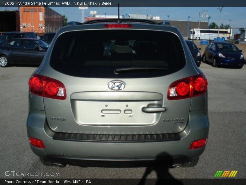 Natural Khaki / Beige 2009 Hyundai Santa Fe Limited 4WD