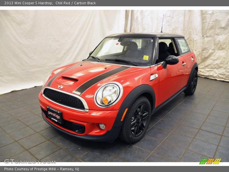 Chili Red / Carbon Black 2013 Mini Cooper S Hardtop