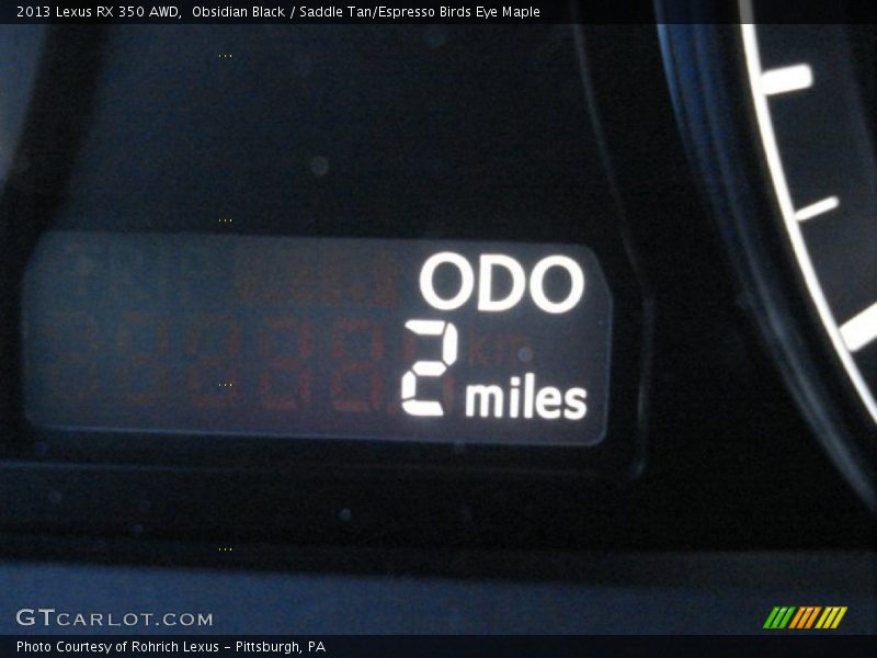 Obsidian Black / Saddle Tan/Espresso Birds Eye Maple 2013 Lexus RX 350 AWD