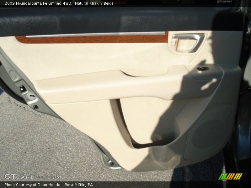 Natural Khaki / Beige 2009 Hyundai Santa Fe Limited 4WD