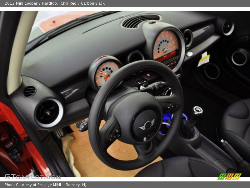 Chili Red / Carbon Black 2013 Mini Cooper S Hardtop