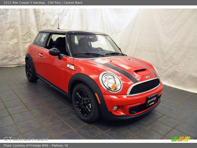 Chili Red / Carbon Black 2013 Mini Cooper S Hardtop