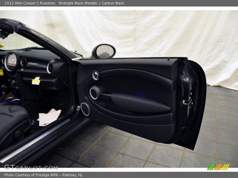 Midnight Black Metallic / Carbon Black 2013 Mini Cooper S Roadster