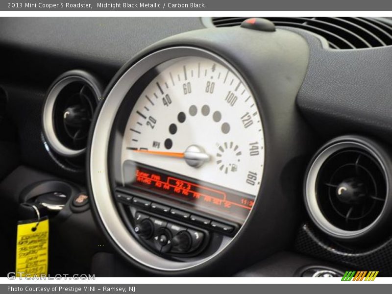 Midnight Black Metallic / Carbon Black 2013 Mini Cooper S Roadster