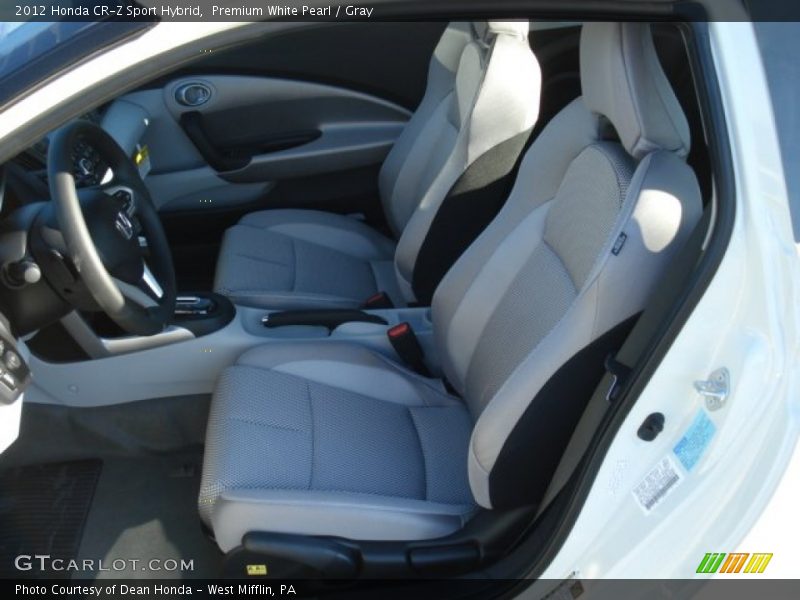  2012 CR-Z Sport Hybrid Gray Interior