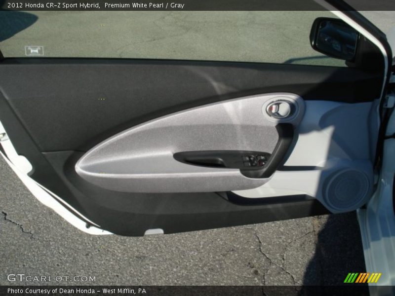 Premium White Pearl / Gray 2012 Honda CR-Z Sport Hybrid