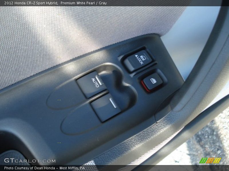 Premium White Pearl / Gray 2012 Honda CR-Z Sport Hybrid