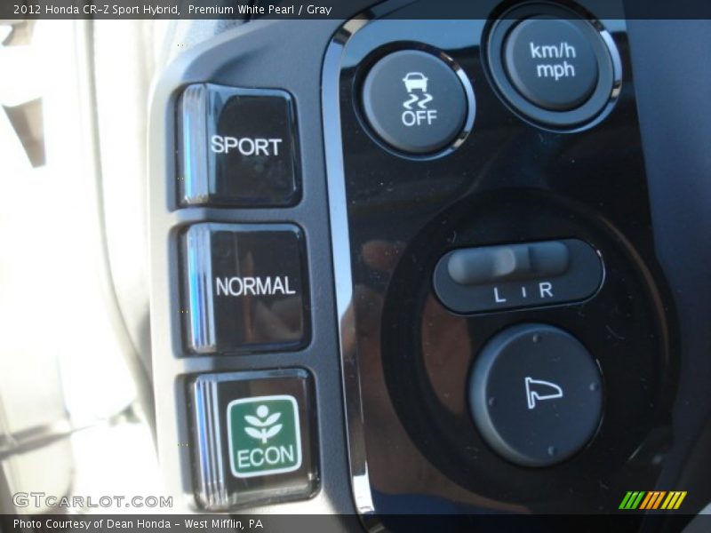 Controls of 2012 CR-Z Sport Hybrid