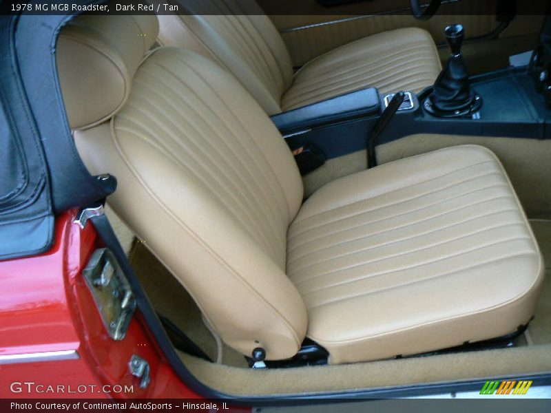 Dark Red / Tan 1978 MG MGB Roadster