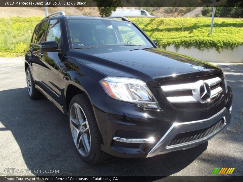 Black / Black 2013 Mercedes-Benz GLK 350