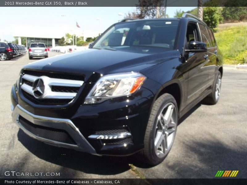 Black / Black 2013 Mercedes-Benz GLK 350