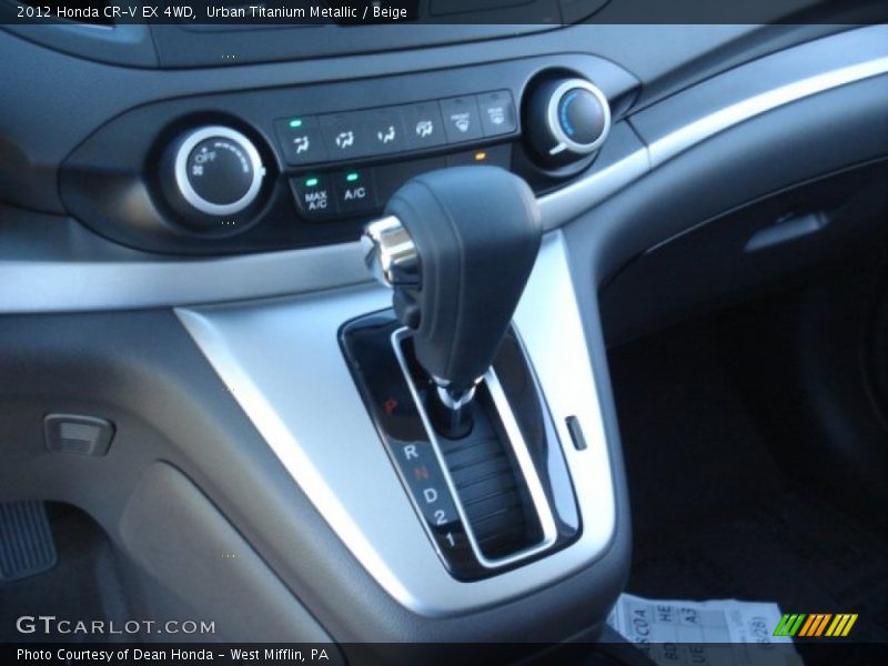  2012 CR-V EX 4WD 5 Speed Automatic Shifter