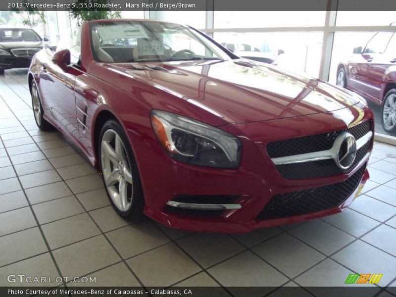 Front 3/4 View of 2013 SL 550 Roadster