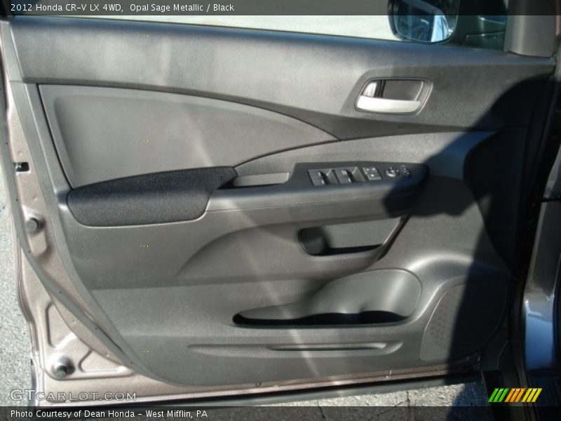 Opal Sage Metallic / Black 2012 Honda CR-V LX 4WD