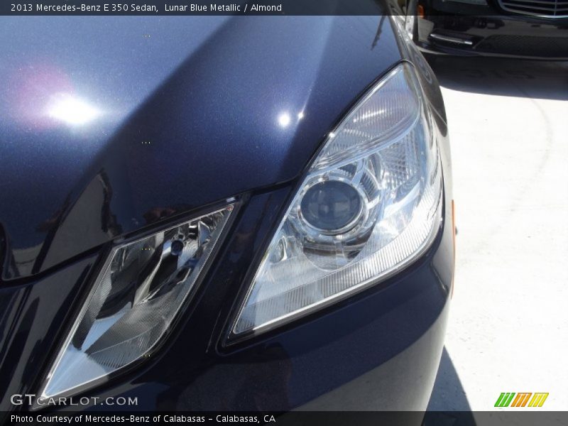 Lunar Blue Metallic / Almond 2013 Mercedes-Benz E 350 Sedan
