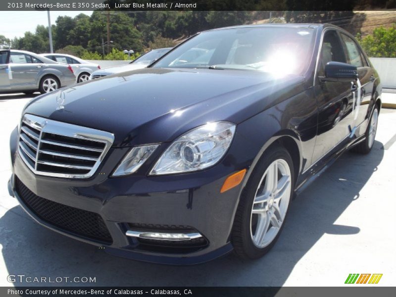 Lunar Blue Metallic / Almond 2013 Mercedes-Benz E 350 Sedan