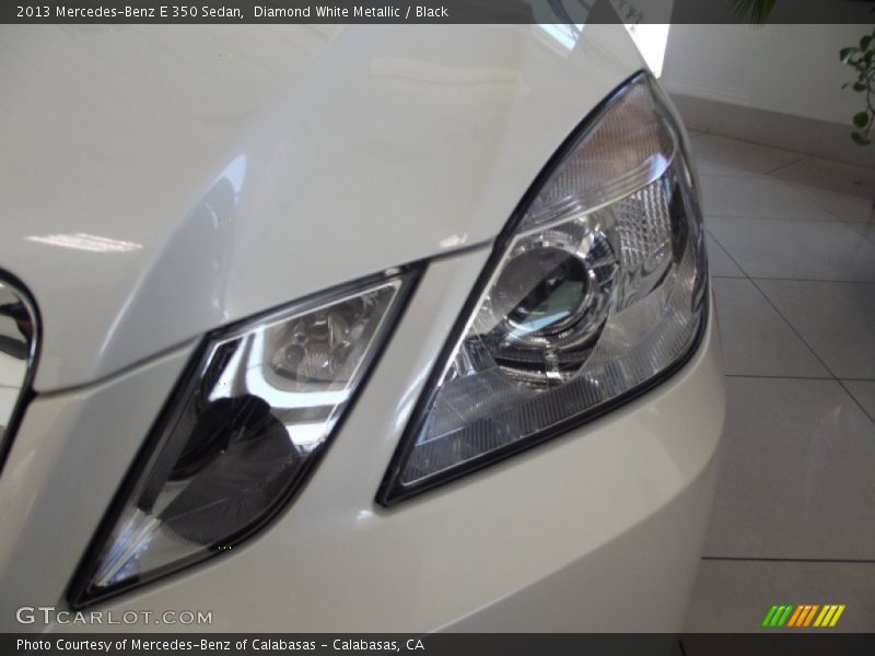 Diamond White Metallic / Black 2013 Mercedes-Benz E 350 Sedan