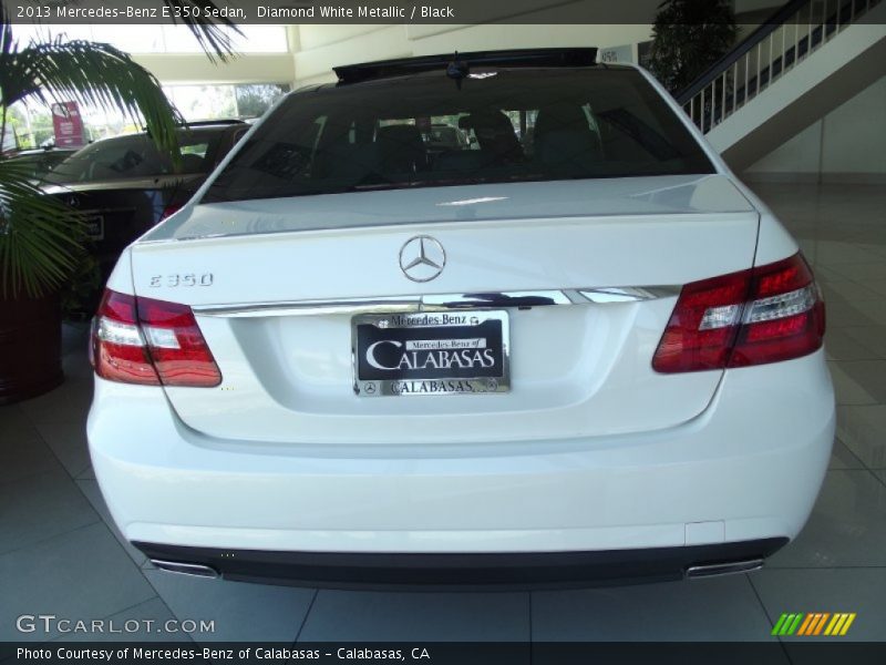 Diamond White Metallic / Black 2013 Mercedes-Benz E 350 Sedan