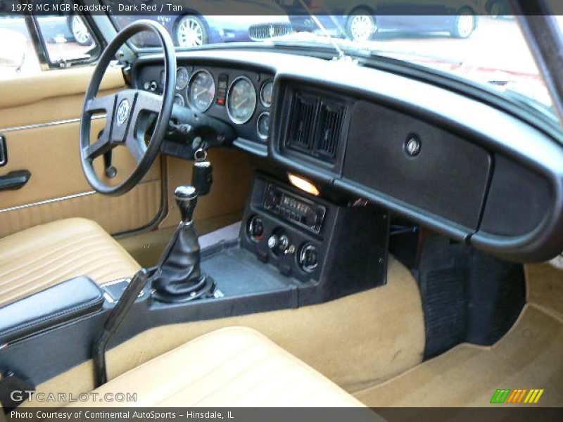 Dashboard of 1978 MGB Roadster 