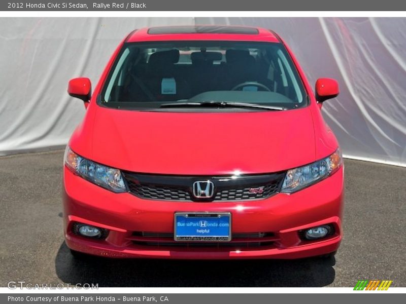 Rallye Red / Black 2012 Honda Civic Si Sedan