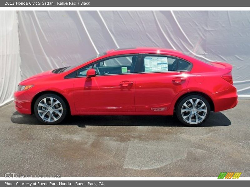 Rallye Red / Black 2012 Honda Civic Si Sedan