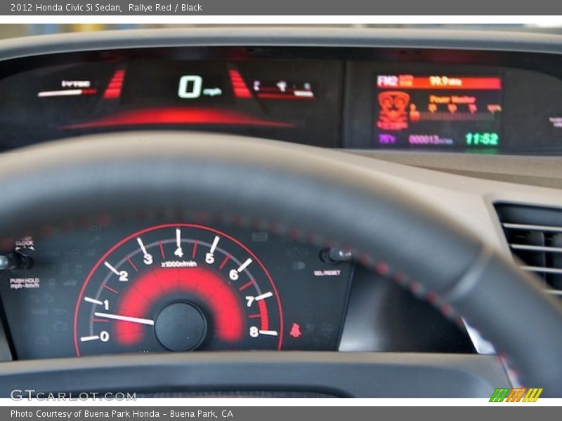 Rallye Red / Black 2012 Honda Civic Si Sedan