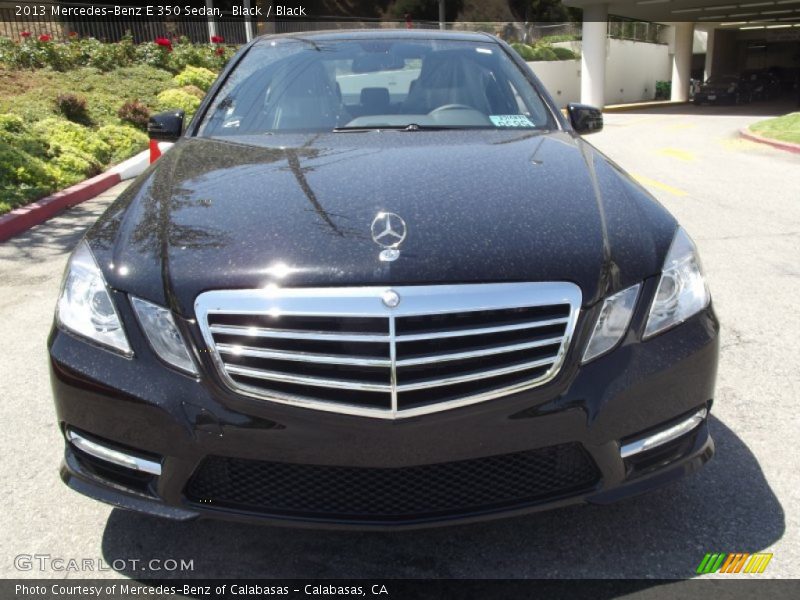 Black / Black 2013 Mercedes-Benz E 350 Sedan