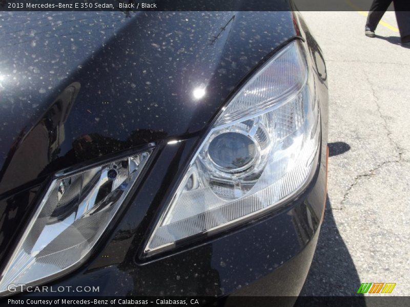 Black / Black 2013 Mercedes-Benz E 350 Sedan