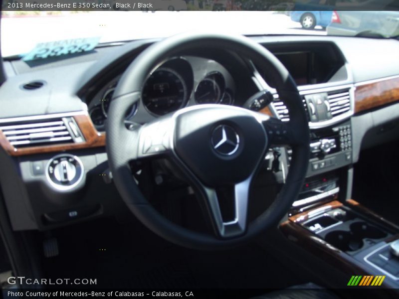 Black / Black 2013 Mercedes-Benz E 350 Sedan