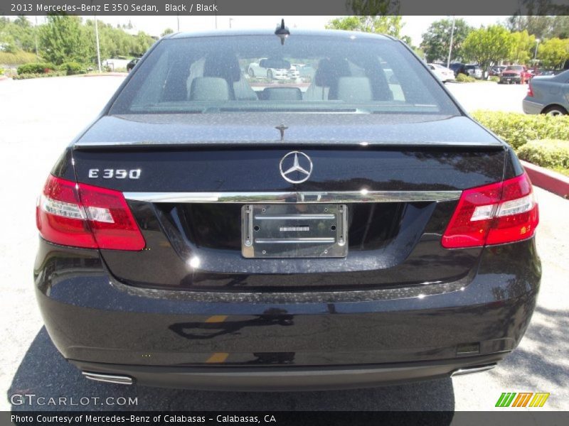 Black / Black 2013 Mercedes-Benz E 350 Sedan