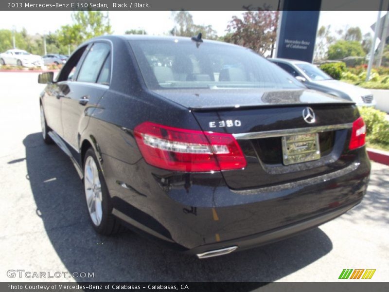 Black / Black 2013 Mercedes-Benz E 350 Sedan