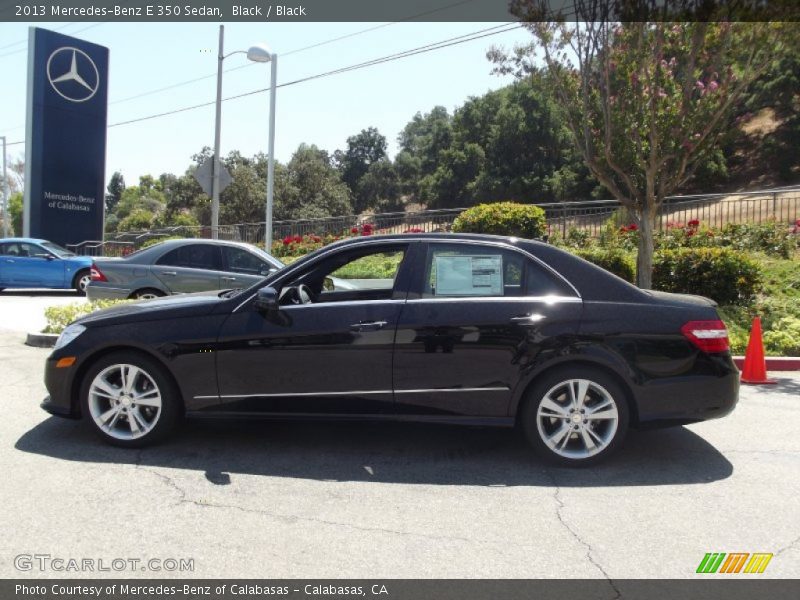 Black / Black 2013 Mercedes-Benz E 350 Sedan