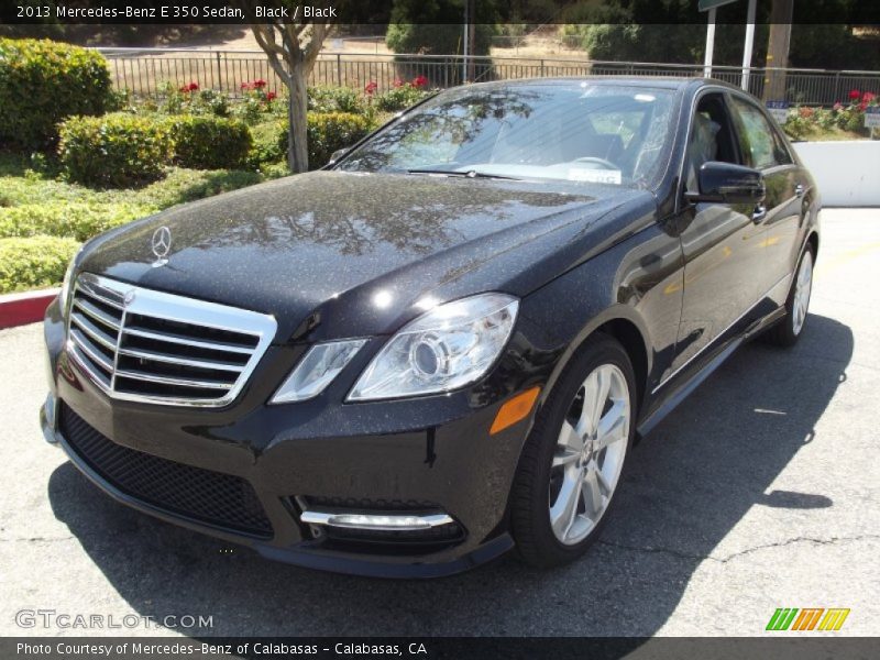 Black / Black 2013 Mercedes-Benz E 350 Sedan
