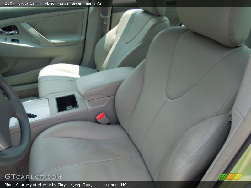 Front Seat of 2007 Camry Hybrid
