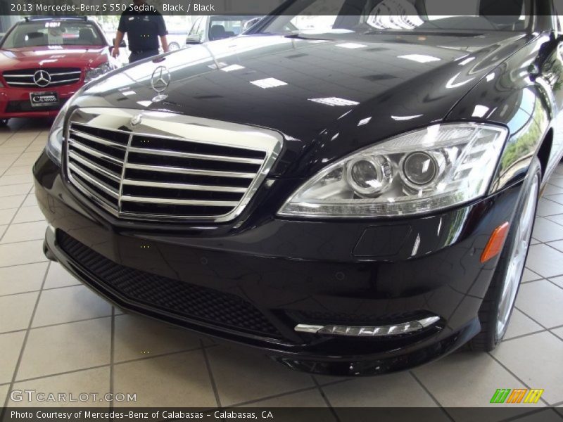 Black / Black 2013 Mercedes-Benz S 550 Sedan