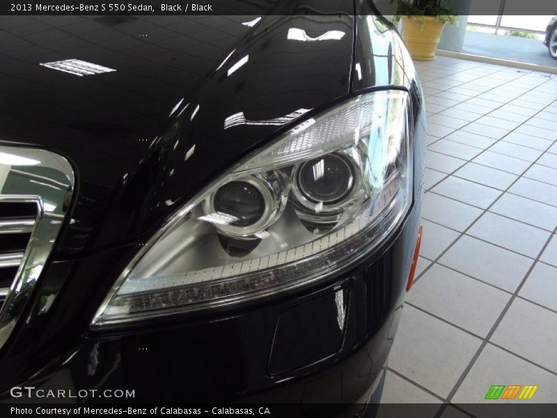 Black / Black 2013 Mercedes-Benz S 550 Sedan