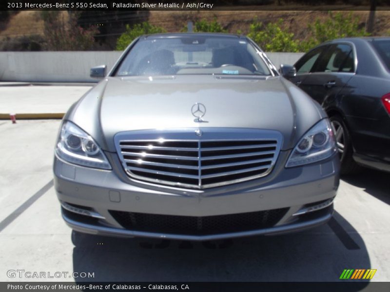 Palladium Silver Metallic / Ash/Grey 2013 Mercedes-Benz S 550 Sedan