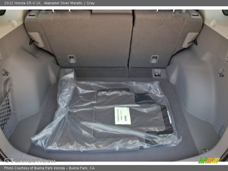 Alabaster Silver Metallic / Gray 2012 Honda CR-V LX