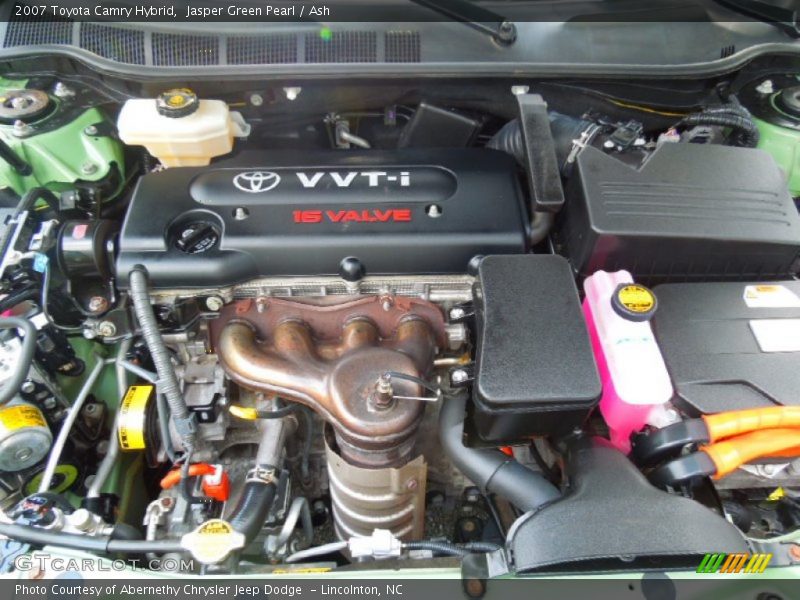  2007 Camry Hybrid Engine - 2.4 Liter DOHC 16V VVT-i 4 Cylinder Gasoline/Electric Hybrid