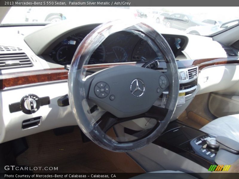 Palladium Silver Metallic / Ash/Grey 2013 Mercedes-Benz S 550 Sedan