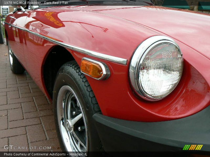 Dark Red / Tan 1978 MG MGB Roadster