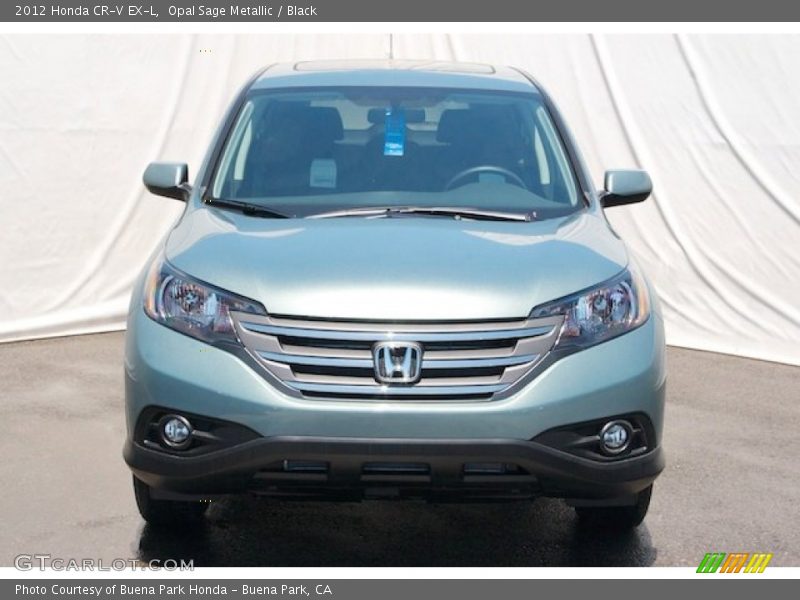 Opal Sage Metallic / Black 2012 Honda CR-V EX-L