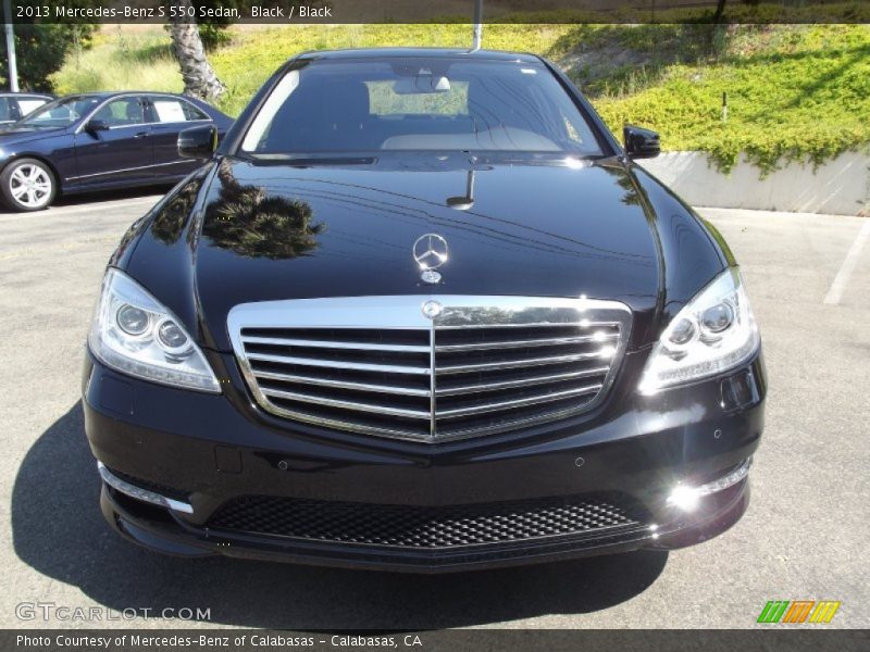 Black / Black 2013 Mercedes-Benz S 550 Sedan