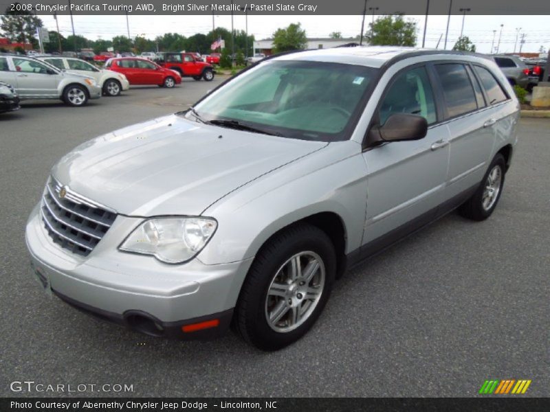 Bright Silver Metallic / Pastel Slate Gray 2008 Chrysler Pacifica Touring AWD