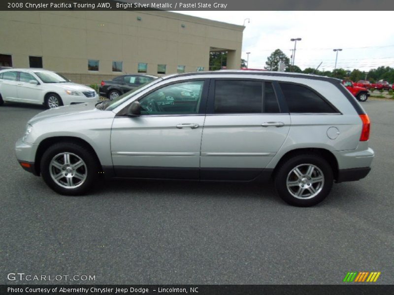 Bright Silver Metallic / Pastel Slate Gray 2008 Chrysler Pacifica Touring AWD