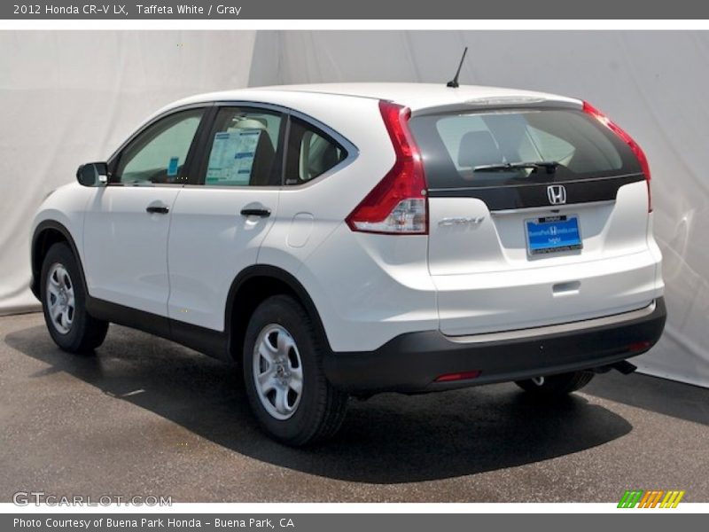 Taffeta White / Gray 2012 Honda CR-V LX