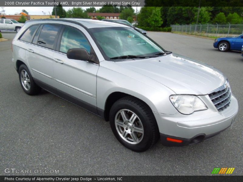 Bright Silver Metallic / Pastel Slate Gray 2008 Chrysler Pacifica Touring AWD