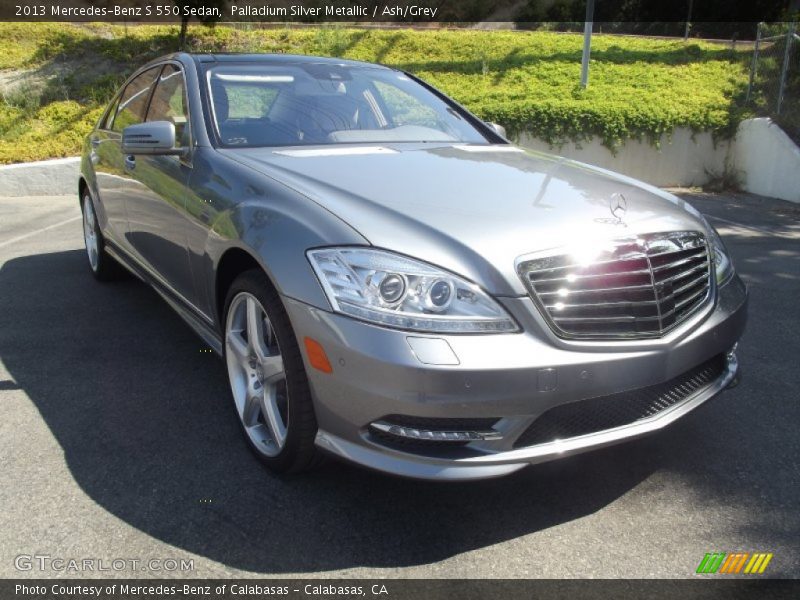 Palladium Silver Metallic / Ash/Grey 2013 Mercedes-Benz S 550 Sedan