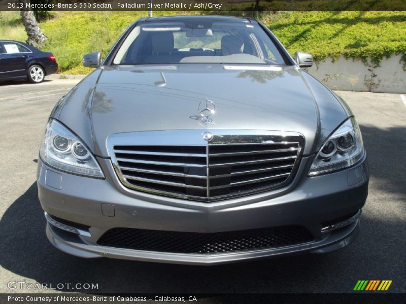 Palladium Silver Metallic / Ash/Grey 2013 Mercedes-Benz S 550 Sedan
